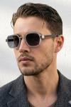 Prada Linea Rossa Şeffaf Çerçeve İthal Unisex Gözlük G4429-VLL Gri