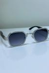 Prada Linea Rossa Şeffaf Çerçeve İthal Unisex Gözlük G4429-VLL Gri