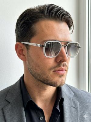 Rayban Ferrari Ice White Ferrari İthal Erkek Gözlük G4435-VLL Füme