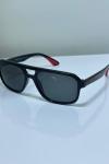 Prada Linea Rossa PS 01XS Siyah İthal Erkek Gözlük G4441-VLL Siyah