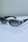 Gucci Oval Frame Füme İthal Kadın Gözlük G4451-VLL Füme