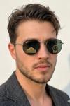 Rayban  Hexagonal Classic İthal Siyah Unisex Gözlük G4457-VLL Siyah