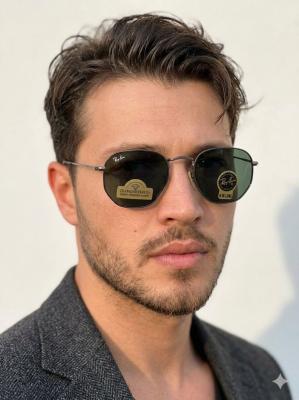 Rayban  Hexagonal Classic İthal Siyah Unisex Gözlük G4457-VLL Siyah