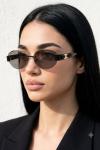 Celine Triomphe Metal 01 Smoke Grey İthal Kadın Gözlük G4470-VLL Siyah