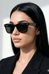 Rayban New Wayfarer Kemik Çerçeve 49 EKARTMAN unisex Gözlük G4489-VL Siyah