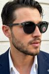 Rayban Ferrari Yuvarlak Siyah Sap İthal Unisex Gözlük G4499-VLL Siyah