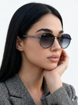 Rayban Ferrari Round Şeffaf İthal Unisex Gözlük G4508-VLL Siyah
