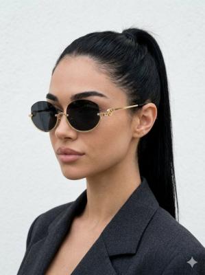 Gucci Gold-Siyah İthal Kadın Gözlük G4511-VLL Gold
