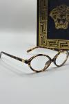 Miu Miu Leopar Şeffaf Cam ithal Kadın Gözlük G4515ILY Leopar