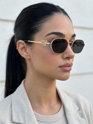 Miu Miu Gold Kasa İthal Kadın Gözlük G4548-VLL Gold