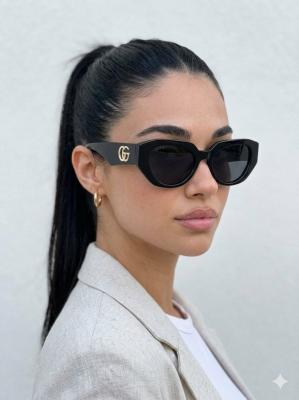 Gucci Siyah İthal Kadın Gözlük Gözlük G4585-VLL Siyah