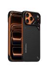 iPhone 17 Pro Ultra Slim Isı Dağıtıcı Aramid Fiber MagSafe Uyumlu Telefon Kılıfı Siyah
