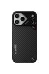 iPhone 17 Pro Ultra Slim Isı Dağıtıcı Aramid Fiber MagSafe Uyumlu Telefon Kılıfı Siyah