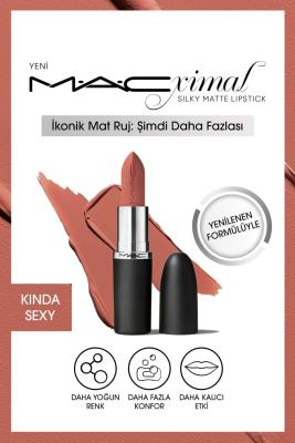 Mac Nemlendirme Etkili Yoğun Renk Sağlayan Ruj - Kinda Sexy Diğer