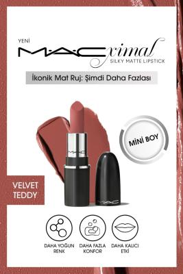 Mac Nemlendirme Etkili Yoğun Renk Sağlayan Ruj - Velvet Teddy  Diğer