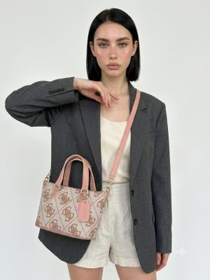 Guess Leona Logo Mini Pembe Kadın Çanta VLT-405 Pembe