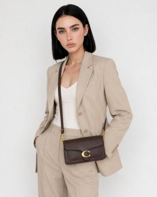 Coach Tabby Kahverengi Small Deri Kadın El ve Omuz Çantası VLT-428 Kahverengi