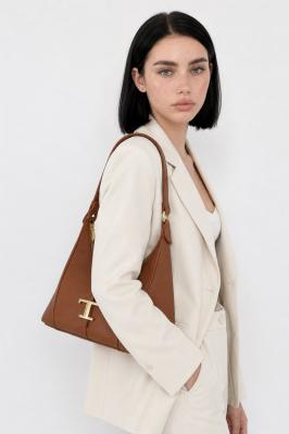 Tod s T Timeless Taba Deri Hobo Omuz Çantası VLT-436 Taba