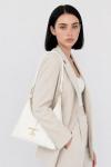 Tod s T Timeless Beyaz Deri Hobo Omuz Çantası VLT-437 Beyaz