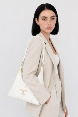 Tod s T Timeless Beyaz Deri Hobo Omuz Çantası VLT-437 Beyaz