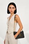 Guess Stephi Sİyah Mini Logolu Siyah Çanta VLT-440 Siyah