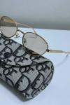 Dior Pembe Metal Kasa İthal Kadın Gözlük G4599-VLL Pembe