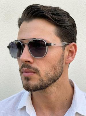 Rayban Ferrari Gri Füme Cam İthal Erkek Gözlük G4607-VLL Gri