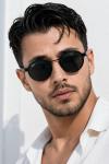 Rayban Ferrari Siyah Yuvarlak İthal Unisex Gözlük G4618-VLL Siyah