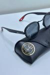 Rayban Ferrari Siyah Yuvarlak İthal Unisex Gözlük G4618-VLL Siyah