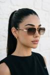 Prada Kahverengi İthal Unisex Gözlük G4632-VLL Kahverengi