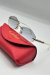 Cartier Buz Mavisi İthal Unisex Gözlük G4643-ILY Açık Mavi