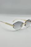 Cartier Buz Mavisi İthal Unisex Gözlük G4643-ILY Açık Mavi