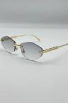 Cartier Buz Mavisi İthal Unisex Gözlük G4643-ILY Açık Mavi