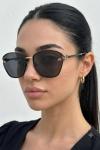 Miu Miu Square Siyah Gold İthal Kadın Gözlük G4659-ILY Siyah