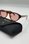 Prada B15S Leopar Pembe Cam İthal Unisex Gözlük G4661-ILY Leopar