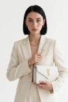 Saint Laurent Beyaz Zarf Çanta VLT-475 Beyaz