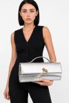 Bottega Veneta Andiamo Silver İthal Örgü Portföy El Çantası VLT-487 Diğer
