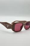 Prada PR 15 Pembe İthal Kadın Gözlük G4685-EMN Pembe