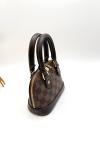 Louis Vuitton Mini Alma Bag (Çift Kulplu ve Çapraz Askılı) VLT-508 Siyah Kahverengi