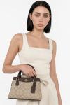 Coach Model Darcie Carryall Kahverengi Deri El ve Omuz Çantası VLT-514 Siyah Kahverengi
