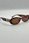 Miu Miu Glimpse MU 06ZS Leopar Kadın Gözlük G4701-CN Leopar