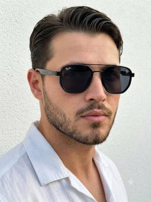 RayBan Scuderia Ferrari Özel Koleksiyon Siyah Kırmızı Sap Erkek Gözlük G4708-CN Siyah
