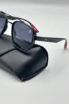 RayBan Scuderia Ferrari Özel Koleksiyon Siyah Kırmızı Sap Erkek Gözlük G4708-CN Siyah