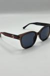 Gucci Web Stripe Round-Frame Kahverengi Kadın Gözlük G4715-CN