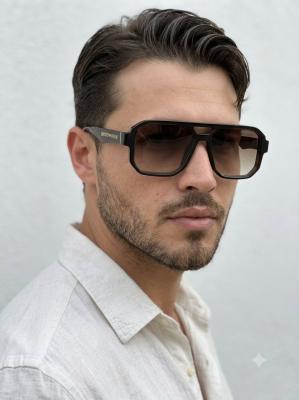 Emporio Armani Kare Pilot Köprülü Erkek Güneş Gözlüğü G4720-CN