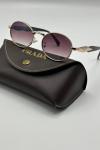 Prada PR 65ZS Oval Kahverengi İthal Unisex Gözlük G4723-CN Kahverengi