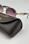 Prada PR 65ZS Oval Kahverengi İthal Unisex Gözlük G4723-CN Kahverengi