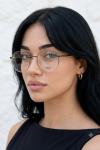 Ena Eyewear Kadın Metal Çerçeveli Yuvarlak Optik Gözlük G4755-CN
