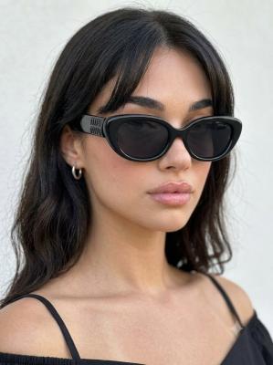 Miu Miu Oval/Panto Siyah İthal Kadın Gözlük G4762-CN