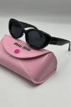 Miu Miu Oval/Panto Siyah İthal Kadın Gözlük G4762-CN